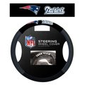 Fremont Die Consumer Products Inc Fremont Die 023245966115 NFL Patriots Massage Grip Steering Wheel Cover- NFL 23245966115